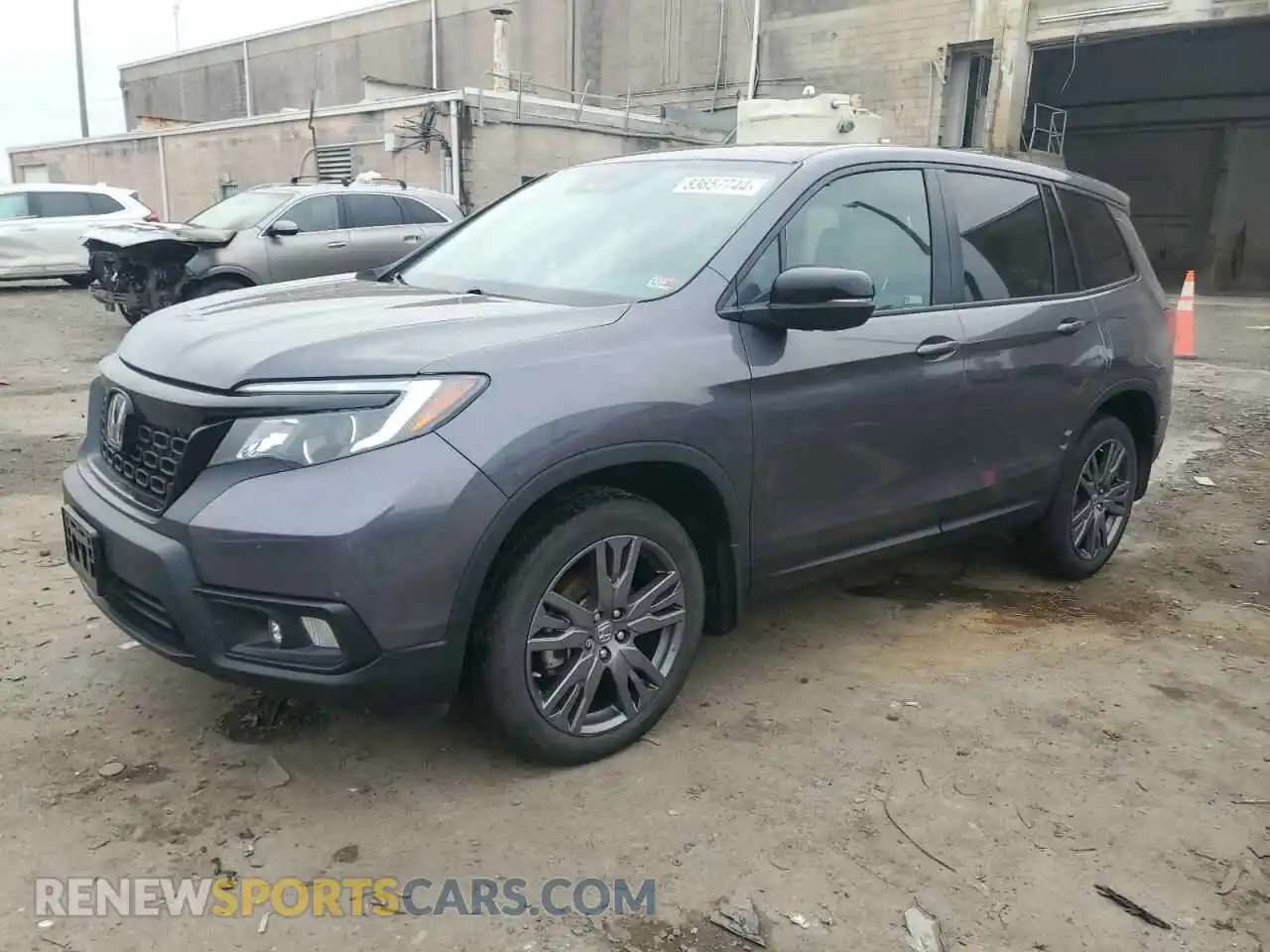1 Photograph of a damaged car 5FNYF8H55MB037990 HONDA PASSPORT 2021