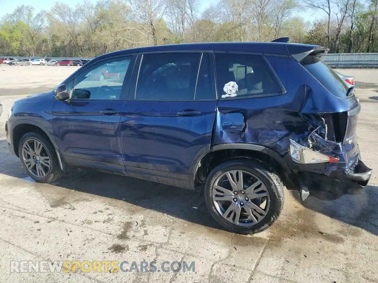 2 Photograph of a damaged car 5FNYF8H57MB027798 HONDA PASSPORT 2021