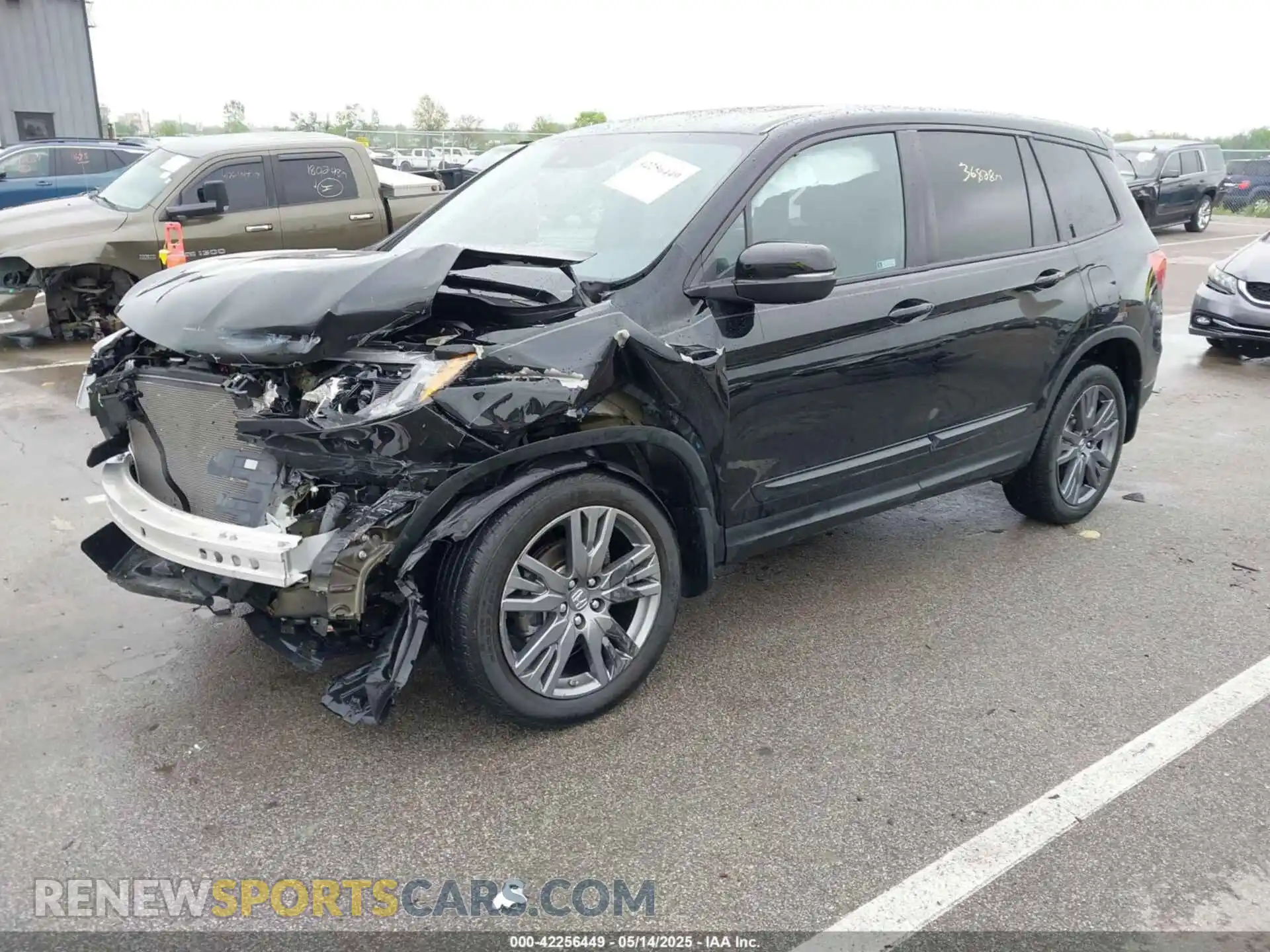 2 Фотография поврежденного автомобиля 5FNYF8H58MB013506 HONDA PASSPORT 2021