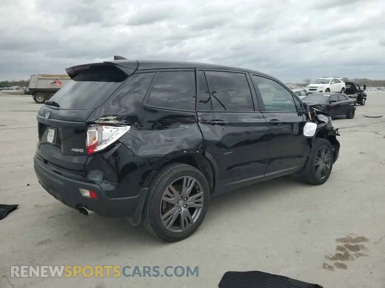 3 Фотография поврежденного автомобиля 5FNYF8H58MB040933 HONDA PASSPORT 2021