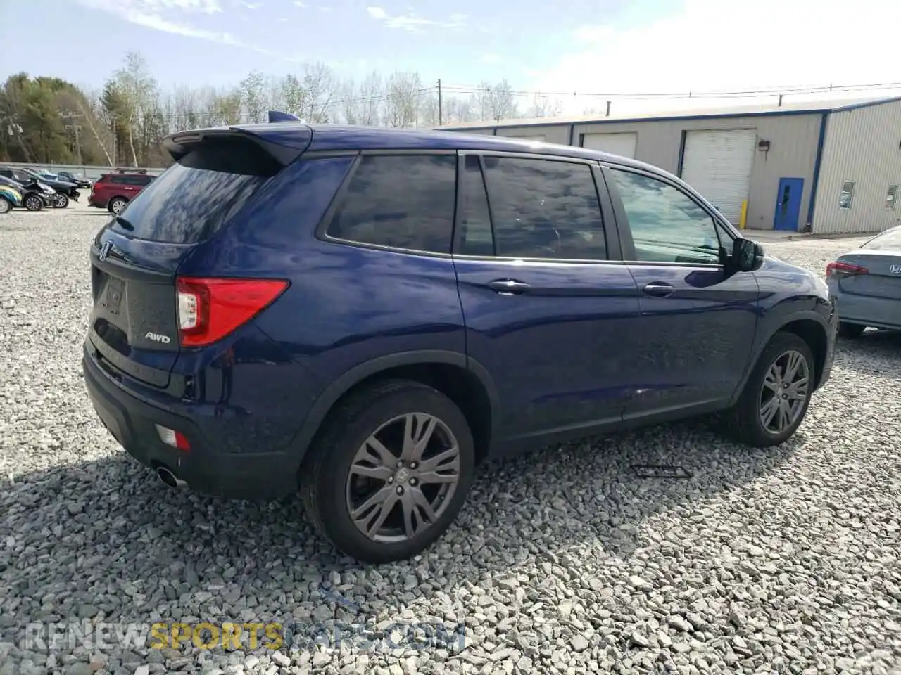 3 Photograph of a damaged car 5FNYF8H58MB041855 HONDA PASSPORT 2021