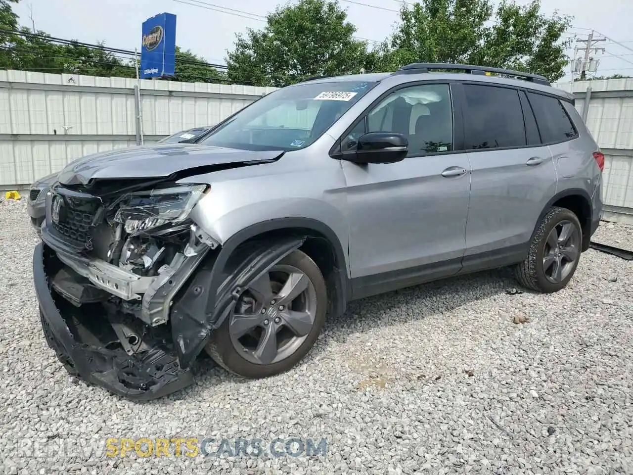 1 fotografías del automóvil dañado 5FNYF8H95MB040147 HONDA PASSPORT 2021