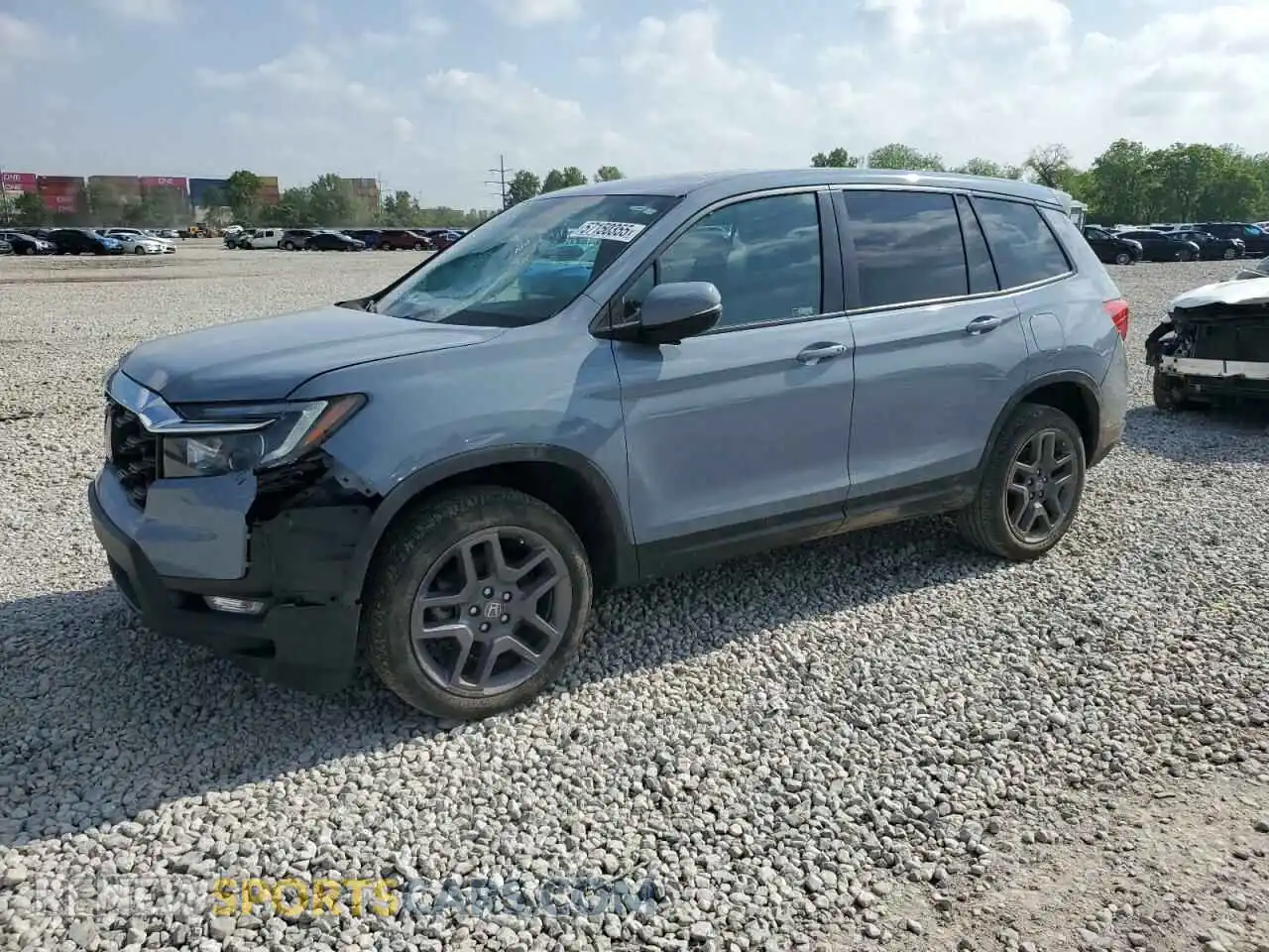 1 Фотография поврежденного автомобиля 5FNYF8H52NB031405 HONDA PASSPORT 2022