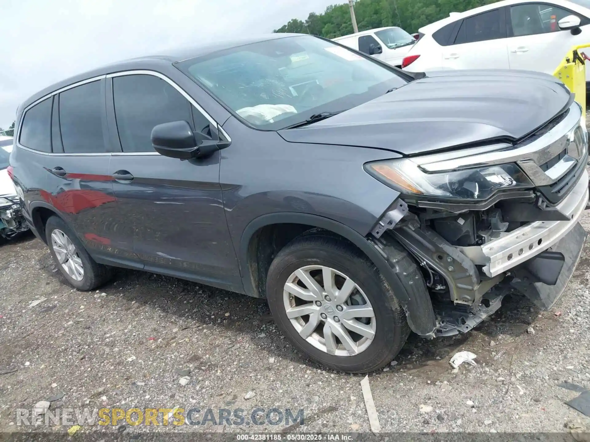 1 Photograph of a damaged car 5FNYF5H10KB028235 HONDA PILOT 2019
