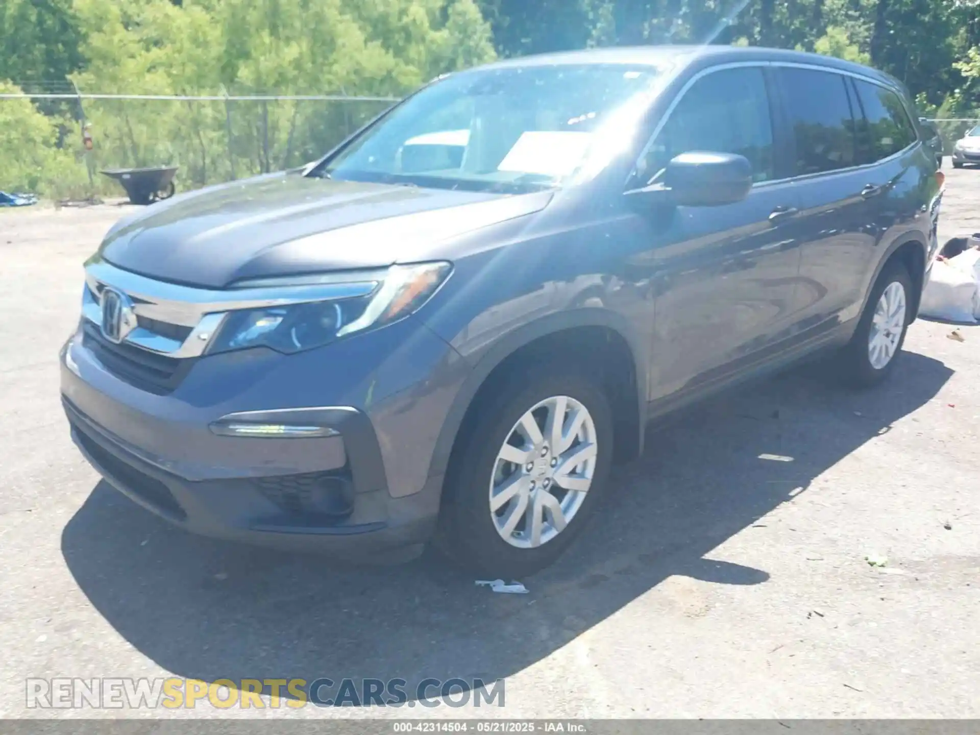 2 Photograph of a damaged car 5FNYF5H13KB044784 HONDA PILOT 2019