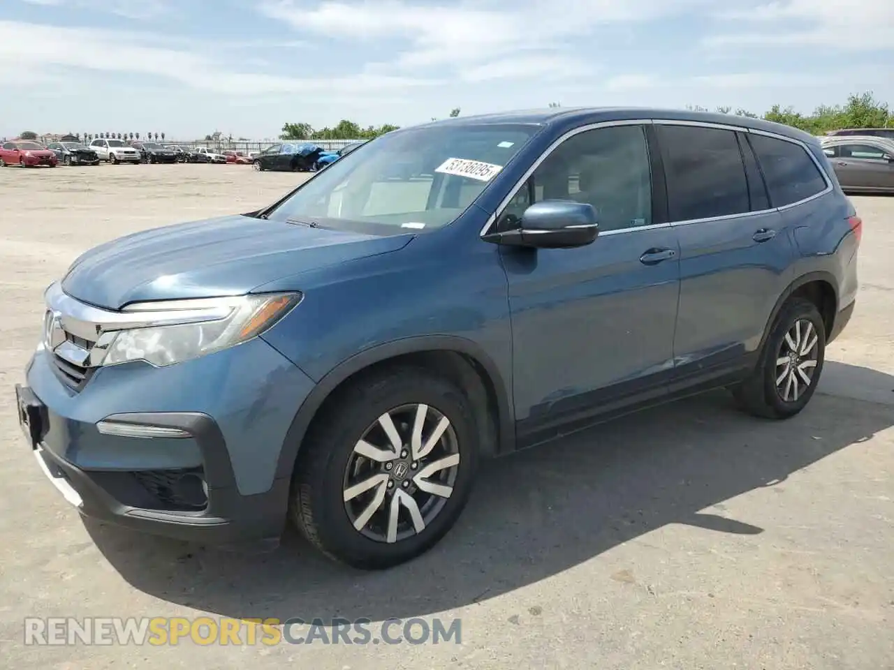 1 Photograph of a damaged car 5FNYF5H31KB036300 HONDA PILOT 2019