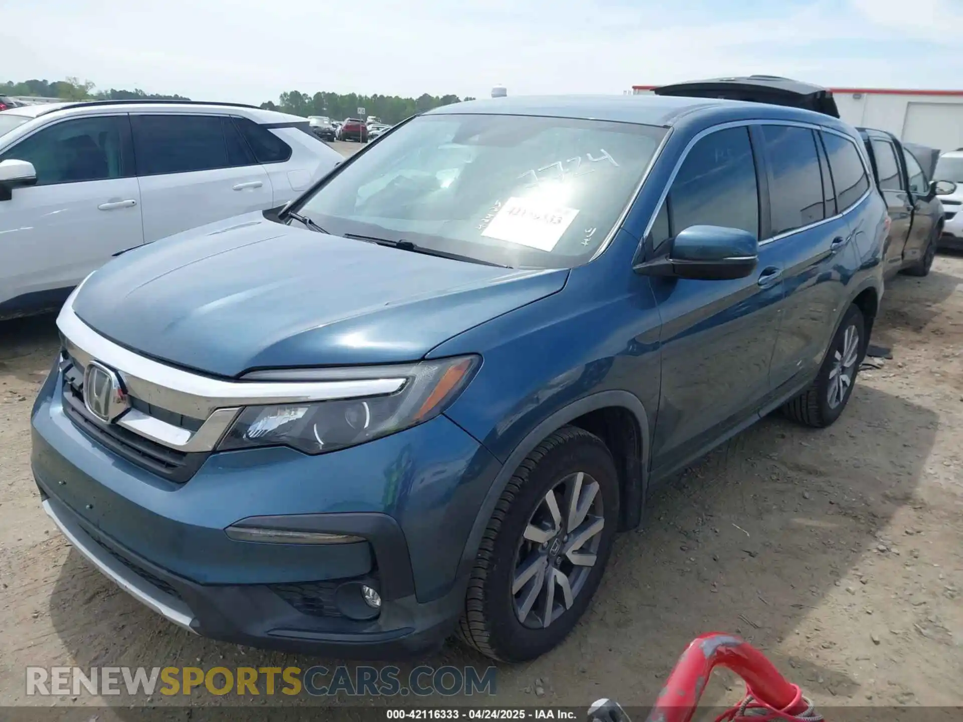 2 Photograph of a damaged car 5FNYF5H32KB017724 HONDA PILOT 2019