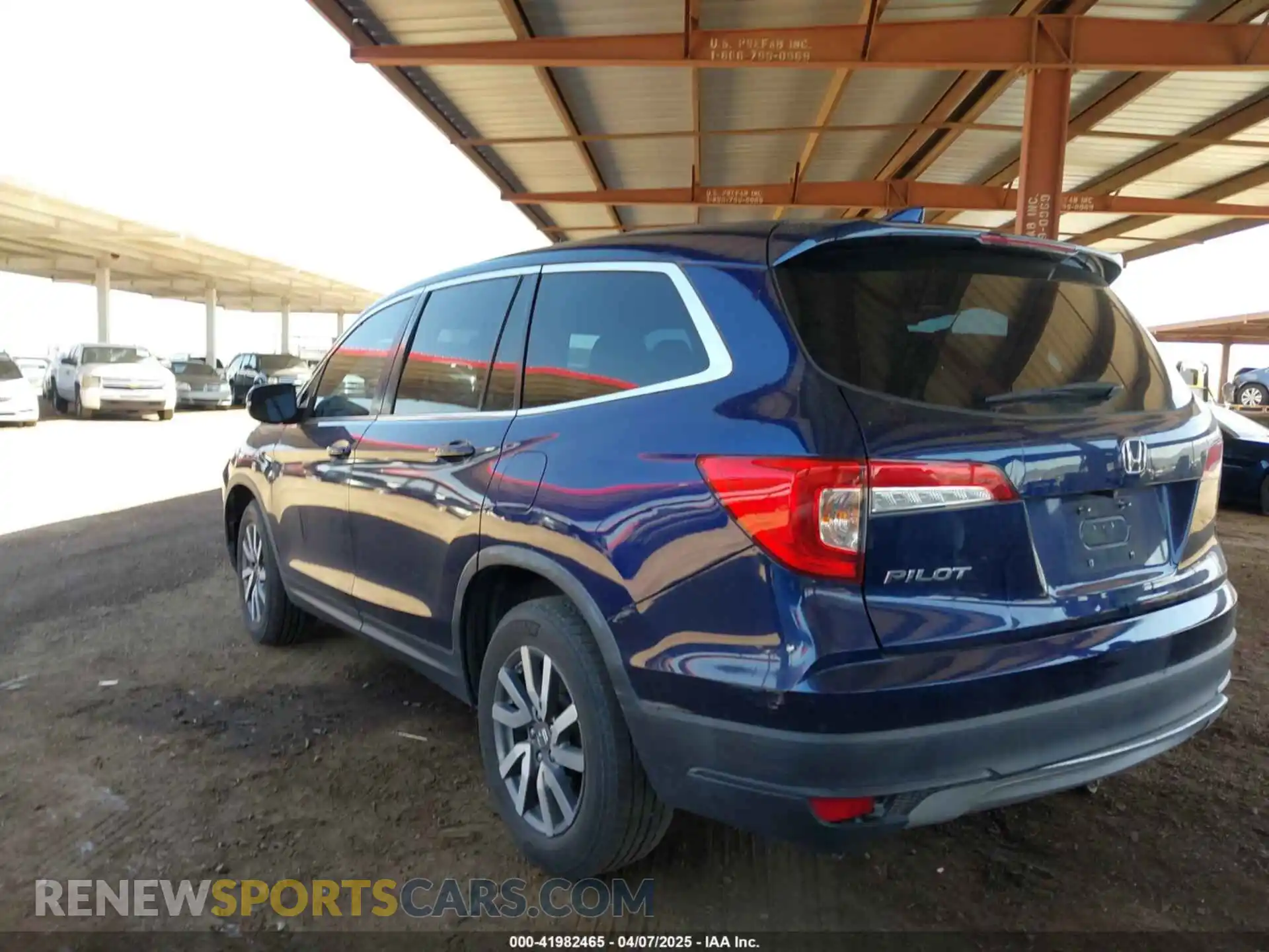 3 Photograph of a damaged car 5FNYF5H36KB024336 HONDA PILOT 2019