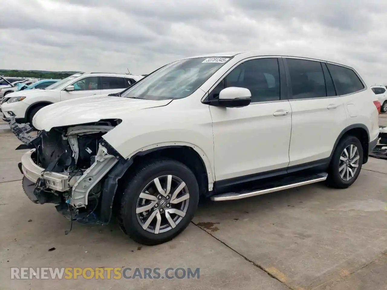 1 Photograph of a damaged car 5FNYF5H38KB029120 HONDA PILOT 2019