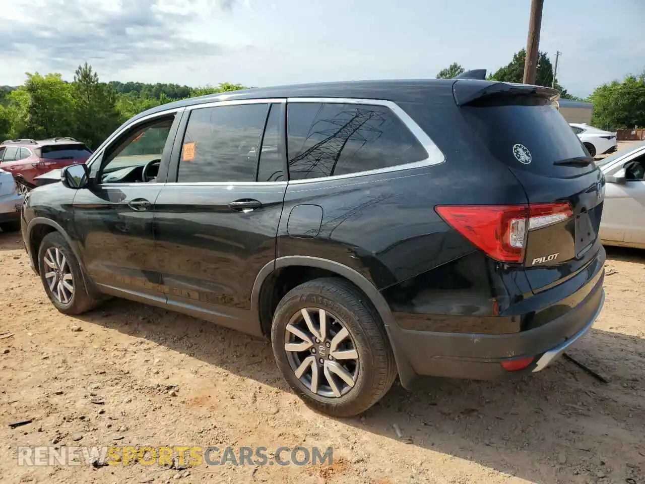 2 Photograph of a damaged car 5FNYF5H50KB019103 HONDA PILOT 2019