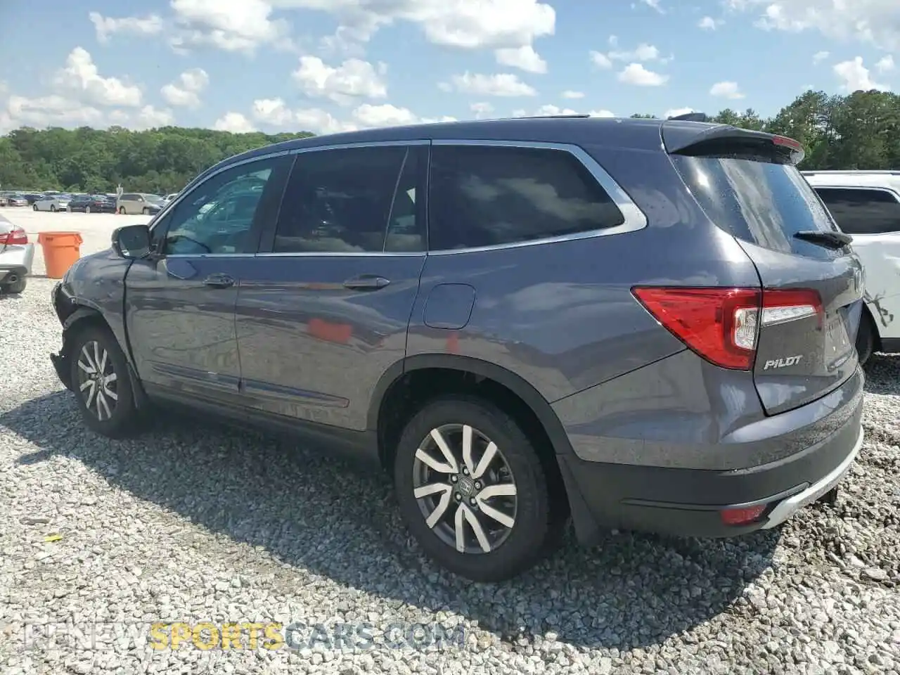 2 Photograph of a damaged car 5FNYF5H59KB028124 HONDA PILOT 2019