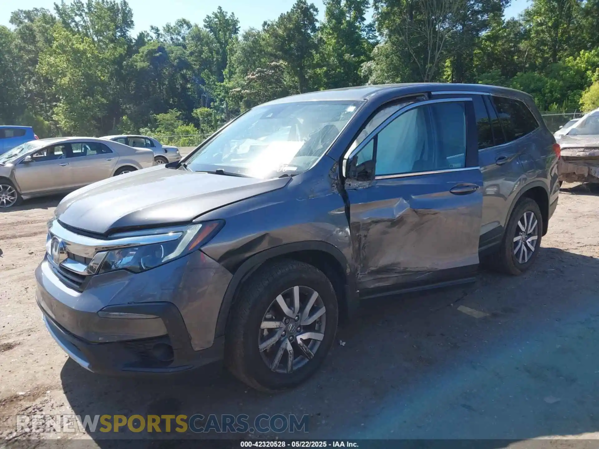 2 Photograph of a damaged car 5FNYF5H59KB036434 HONDA PILOT 2019