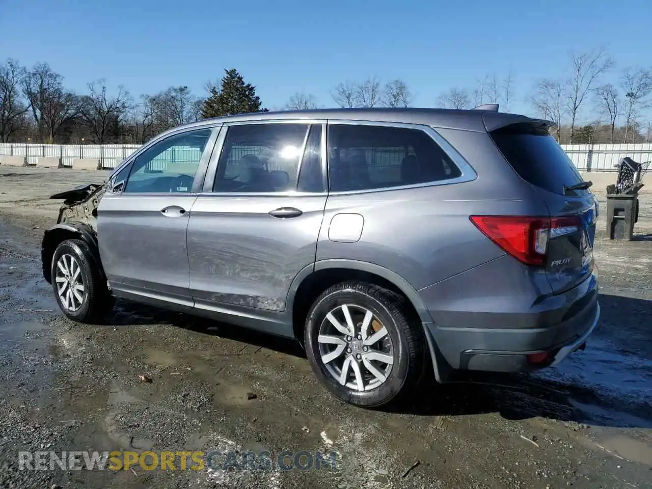 2 Photograph of a damaged car 5FNYF5H59KB036921 HONDA PILOT 2019