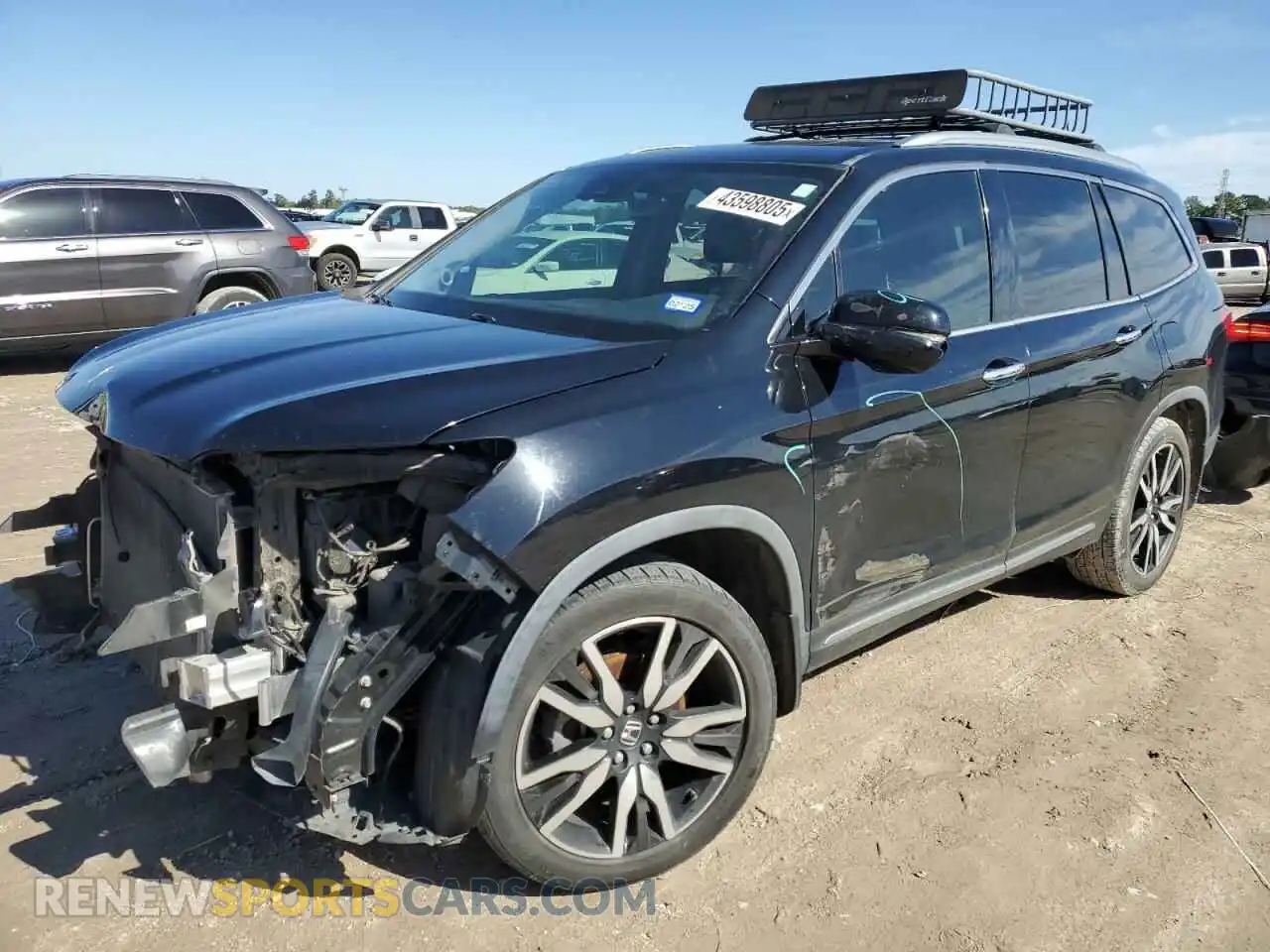 1 fotografías del automóvil dañado 5FNYF5H69KB019903 HONDA PILOT 2019