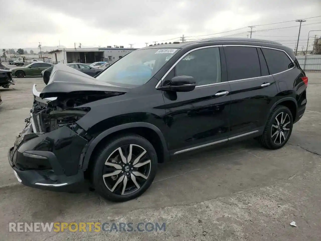 1 Photograph of a damaged car 5FNYF5H97KB005671 HONDA PILOT 2019