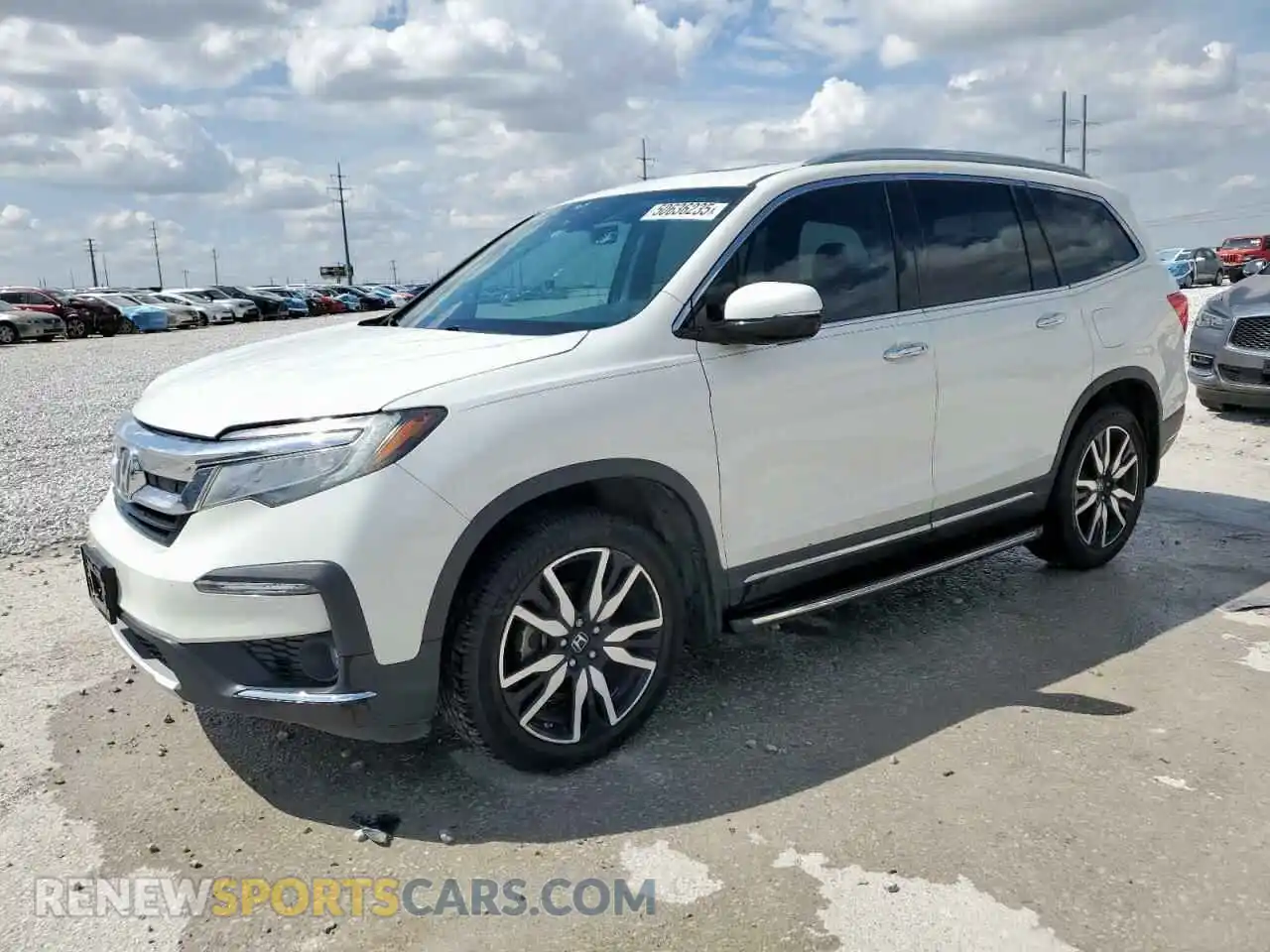 1 Photograph of a damaged car 5FNYF6H02KB064067 HONDA PILOT 2019