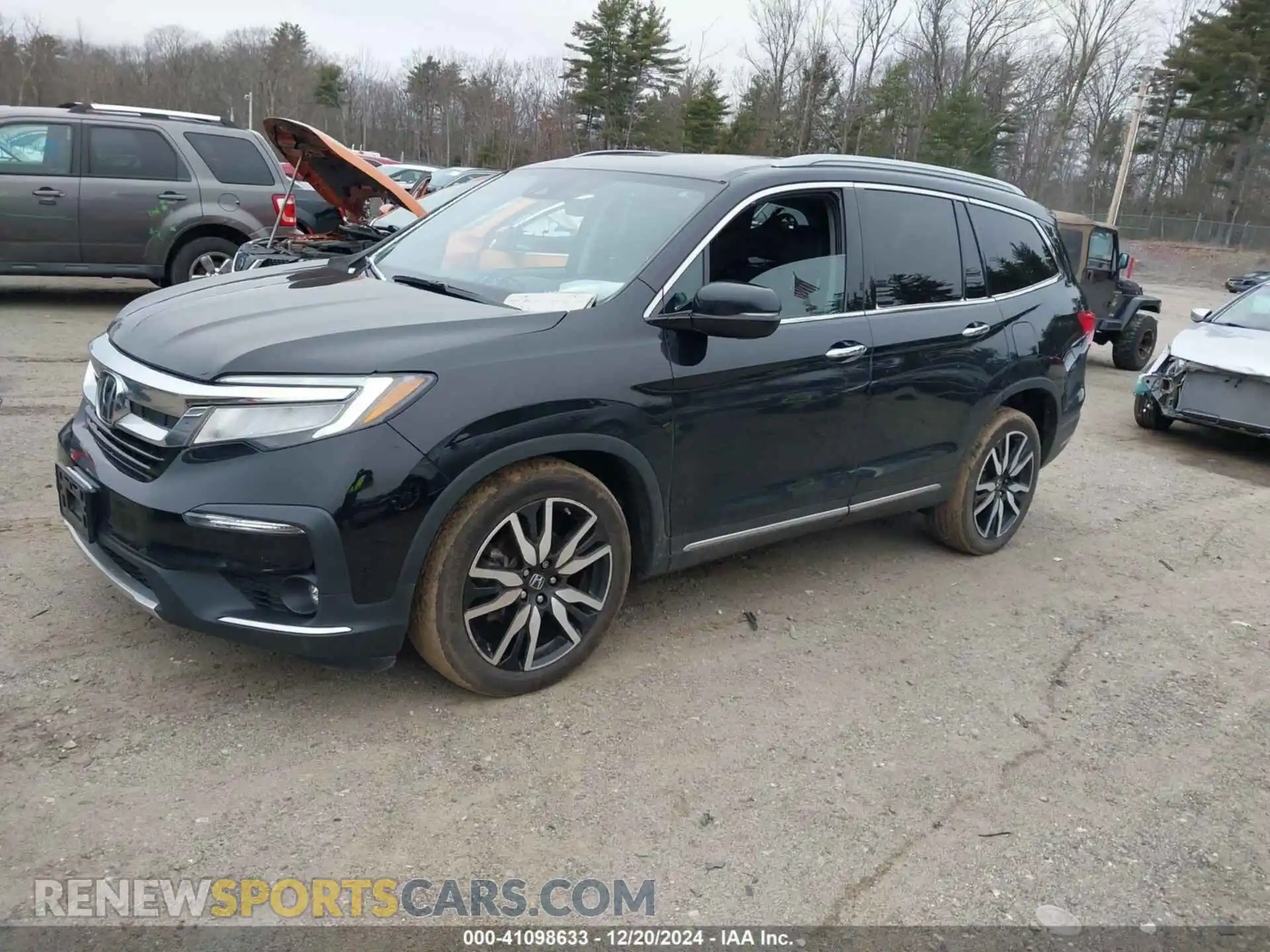 2 Photograph of a damaged car 5FNYF6H03KB061551 HONDA PILOT 2019