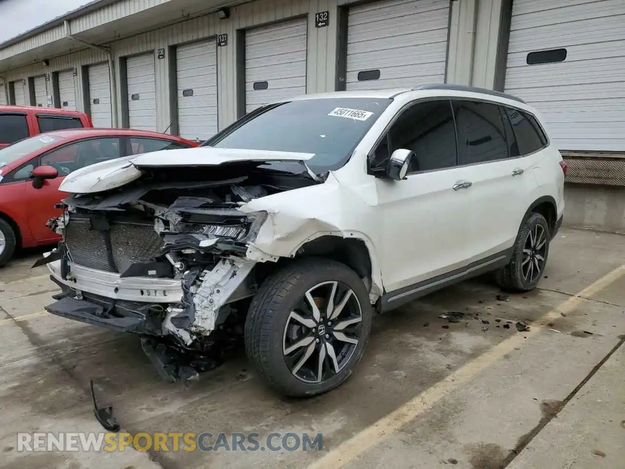 1 Photograph of a damaged car 5FNYF6H04KB056312 HONDA PILOT 2019
