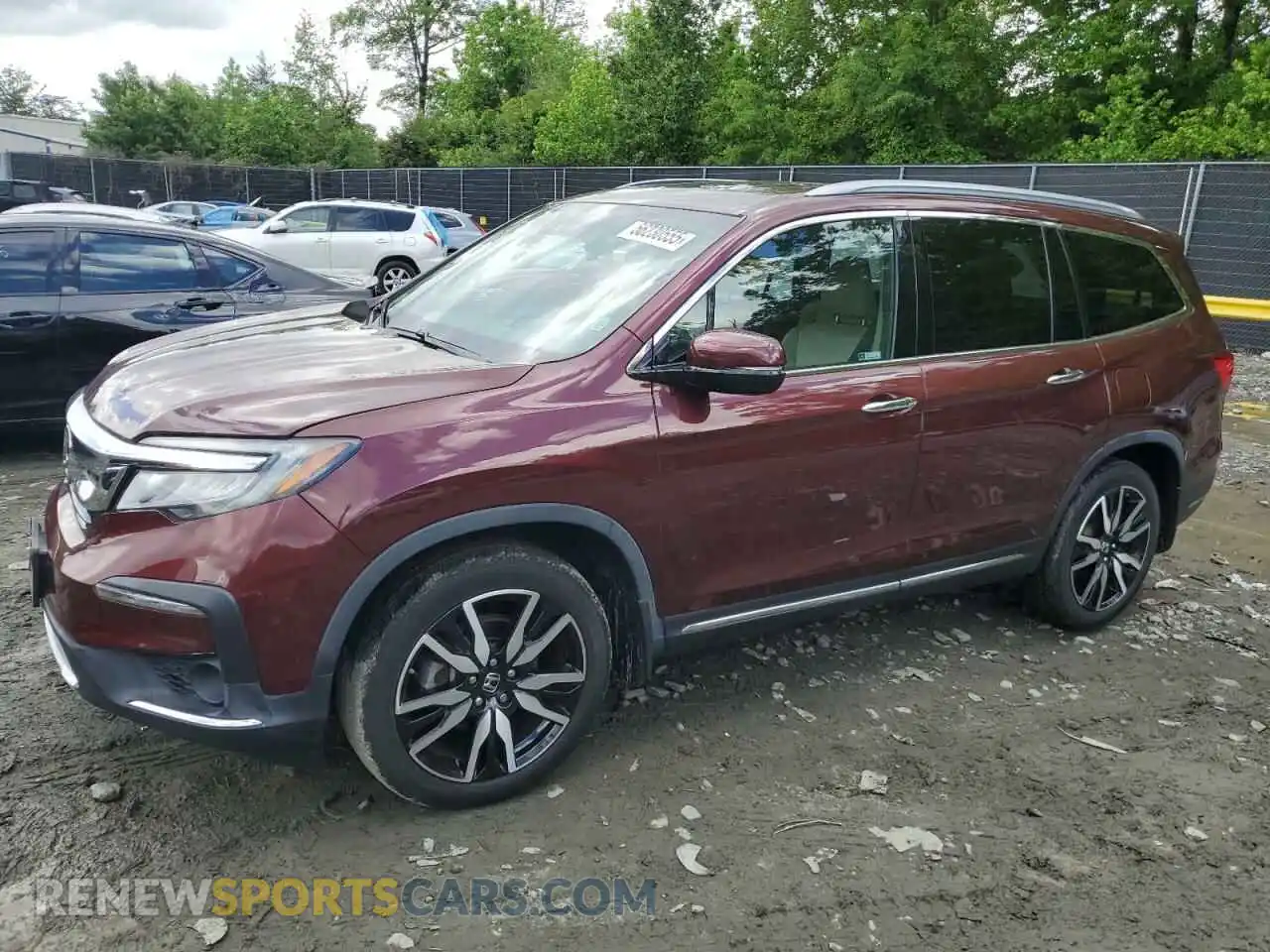1 Фотография поврежденного автомобиля 5FNYF6H05KB014358 HONDA PILOT 2019