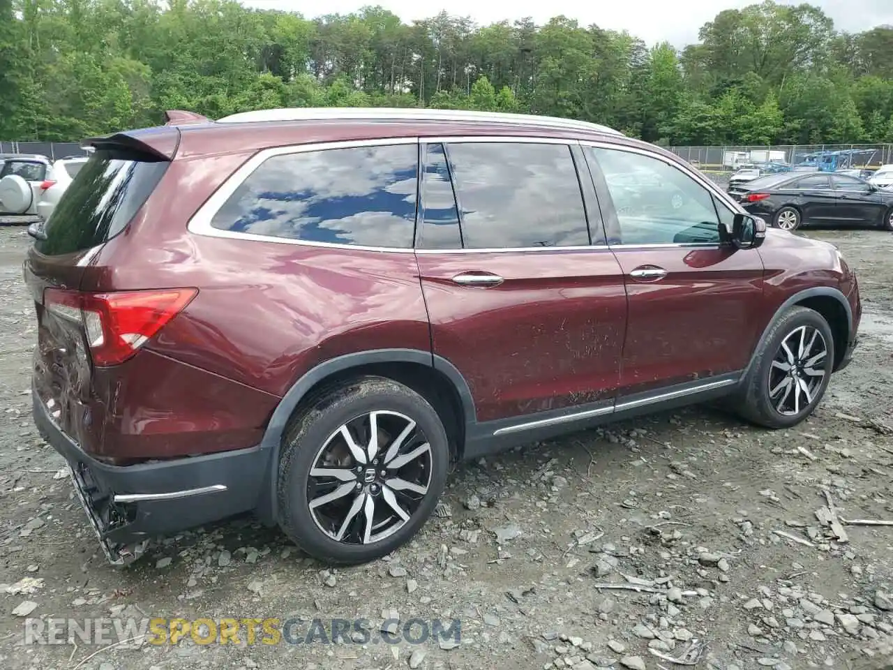 3 Фотография поврежденного автомобиля 5FNYF6H05KB014358 HONDA PILOT 2019