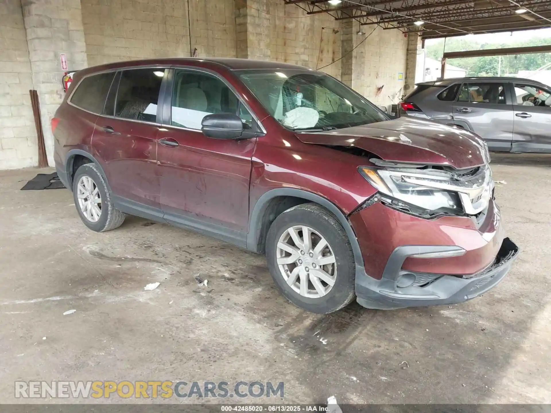 1 Фотография поврежденного автомобиля 5FNYF6H12KB053692 HONDA PILOT 2019