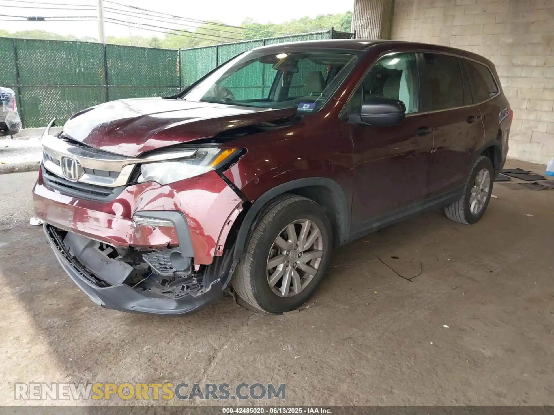 2 Фотография поврежденного автомобиля 5FNYF6H12KB053692 HONDA PILOT 2019