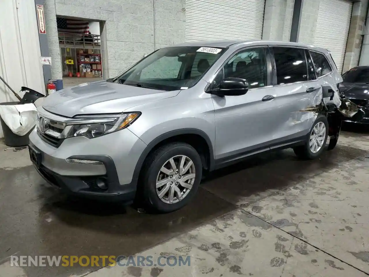 1 Photograph of a damaged car 5FNYF6H15KB086847 HONDA PILOT 2019