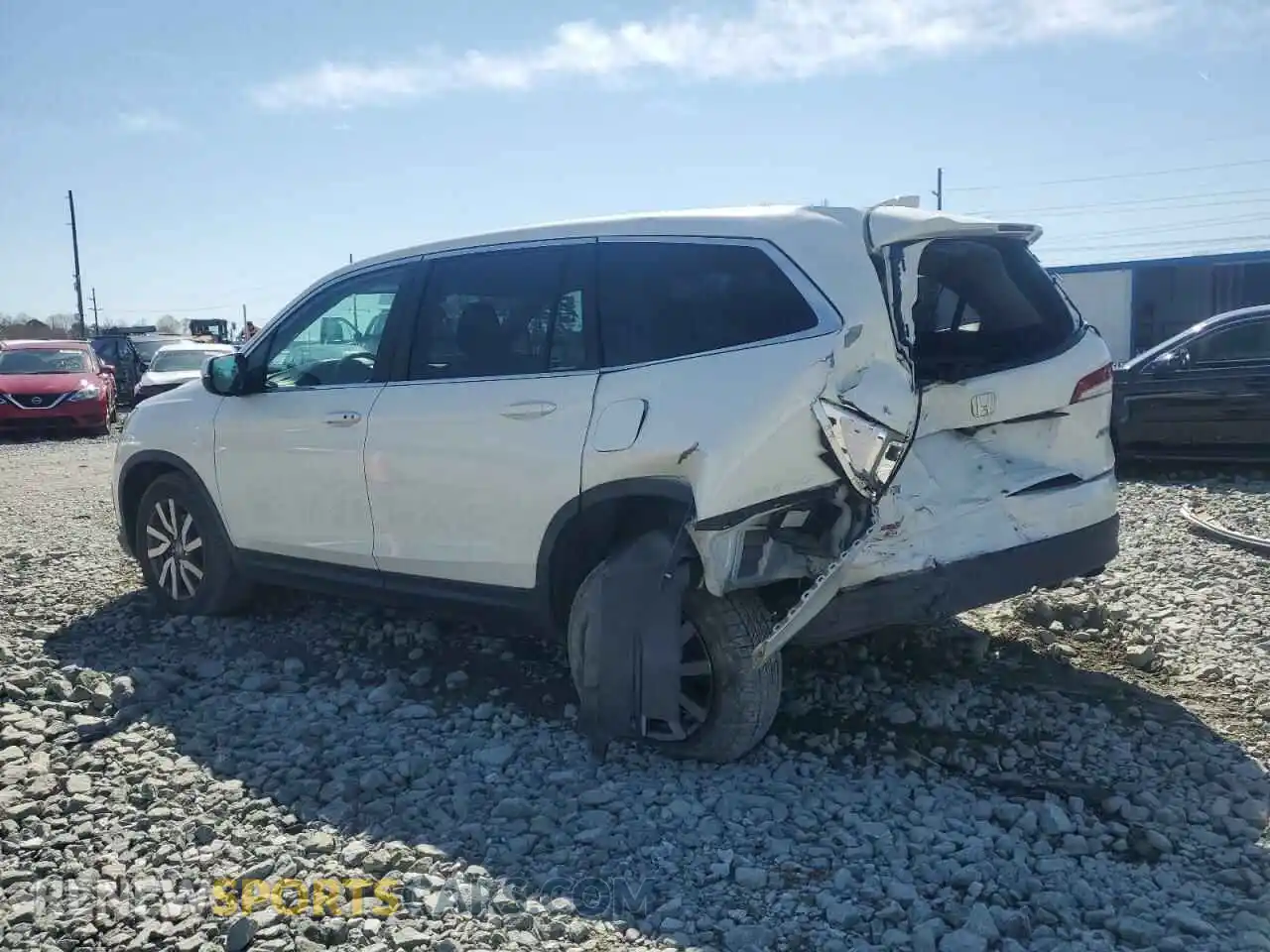 2 Photograph of a damaged car 5FNYF6H33KB064671 HONDA PILOT 2019