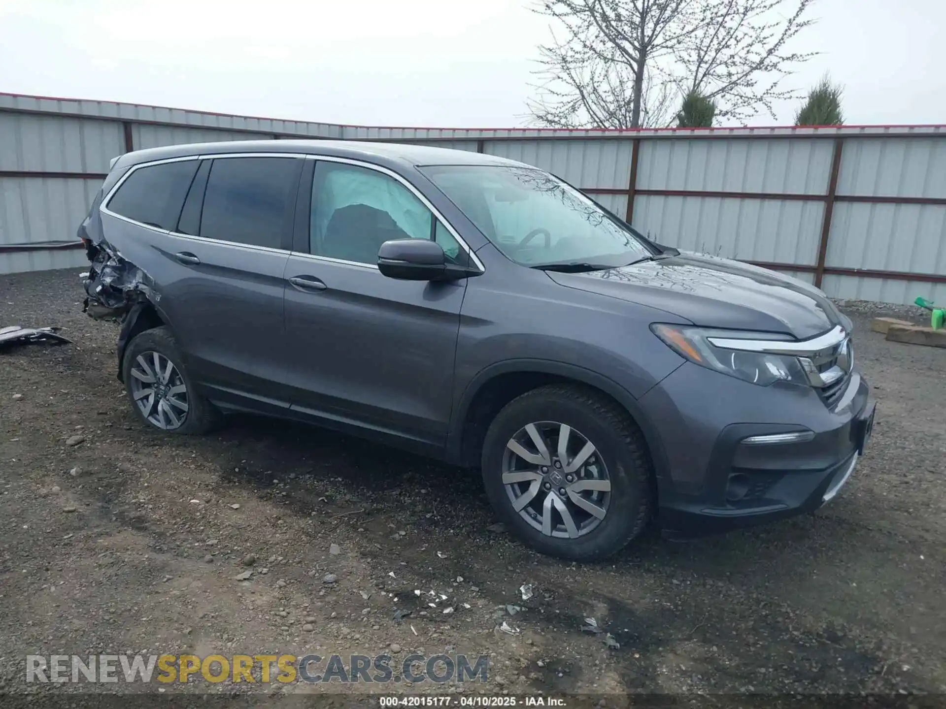 1 Photograph of a damaged car 5FNYF6H37KB084065 HONDA PILOT 2019