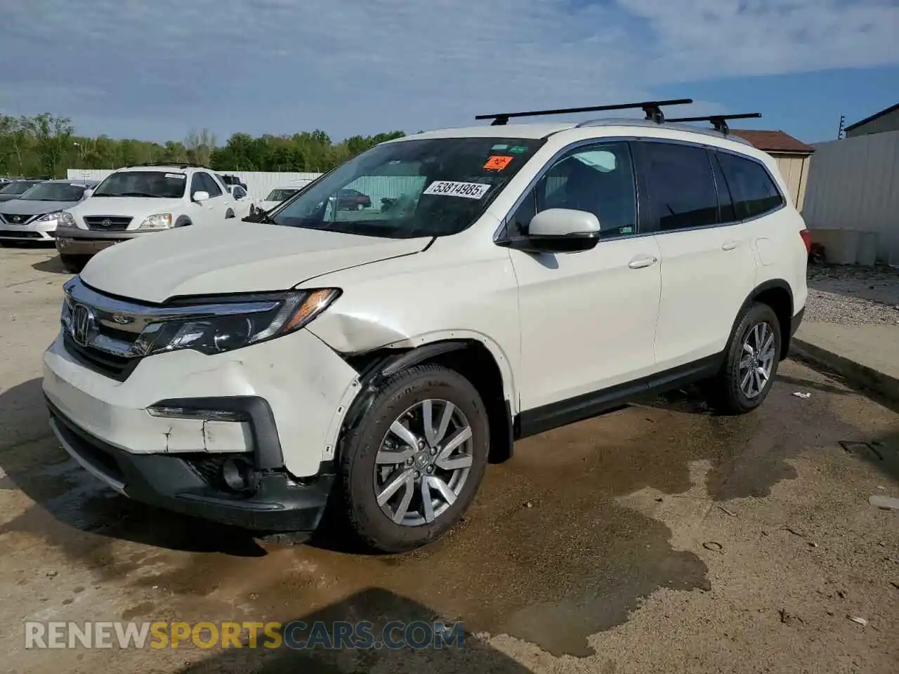 1 Photograph of a damaged car 5FNYF6H39KB037751 HONDA PILOT 2019
