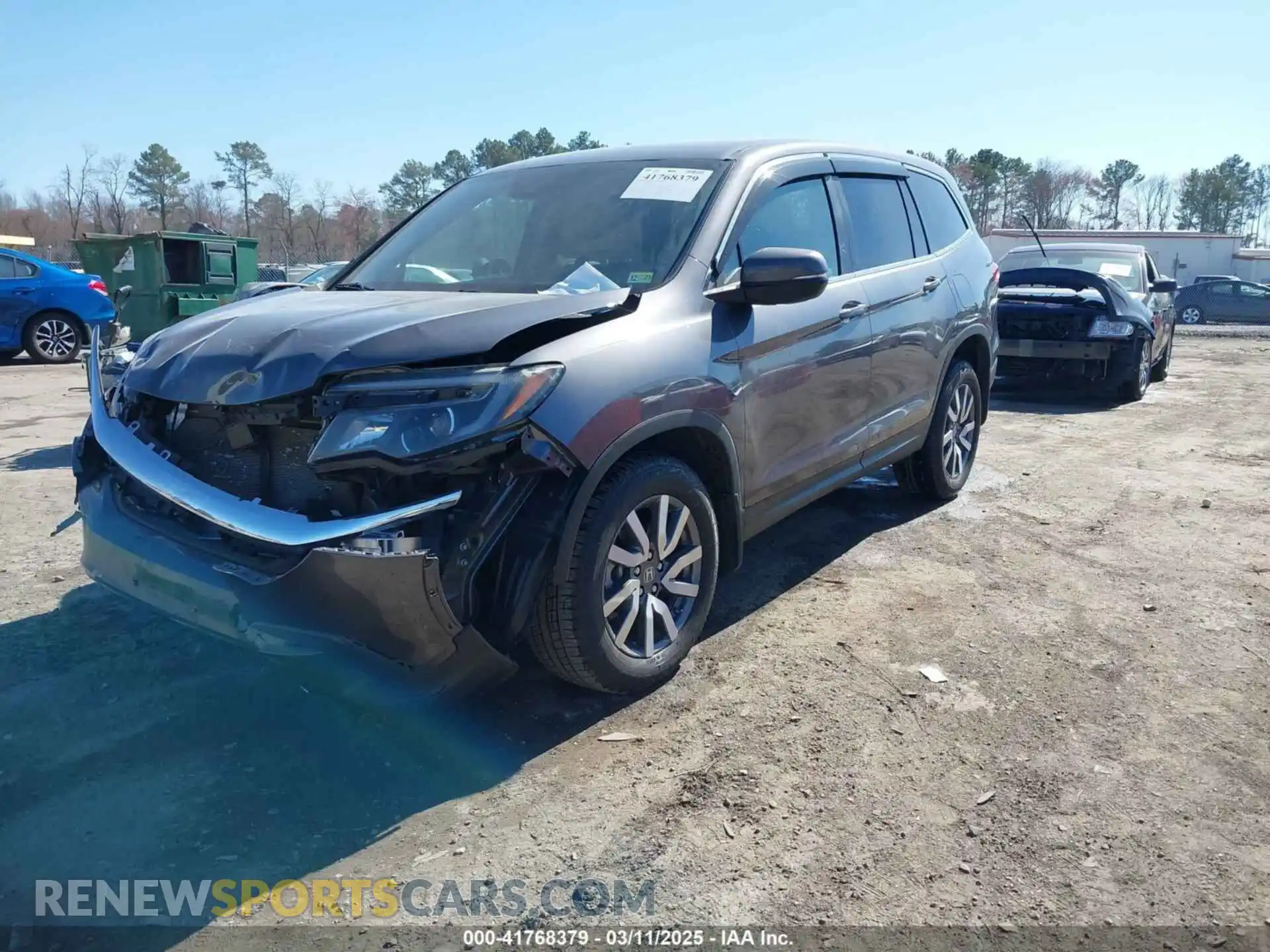 2 Фотография поврежденного автомобиля 5FNYF6H39KB045168 HONDA PILOT 2019
