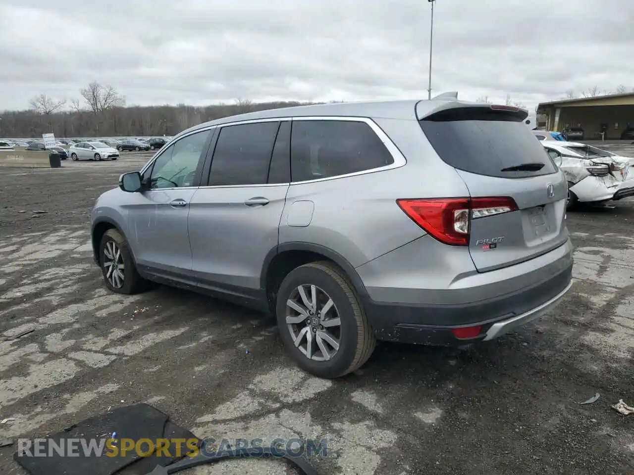 2 Photograph of a damaged car 5FNYF6H40KB018448 HONDA PILOT 2019