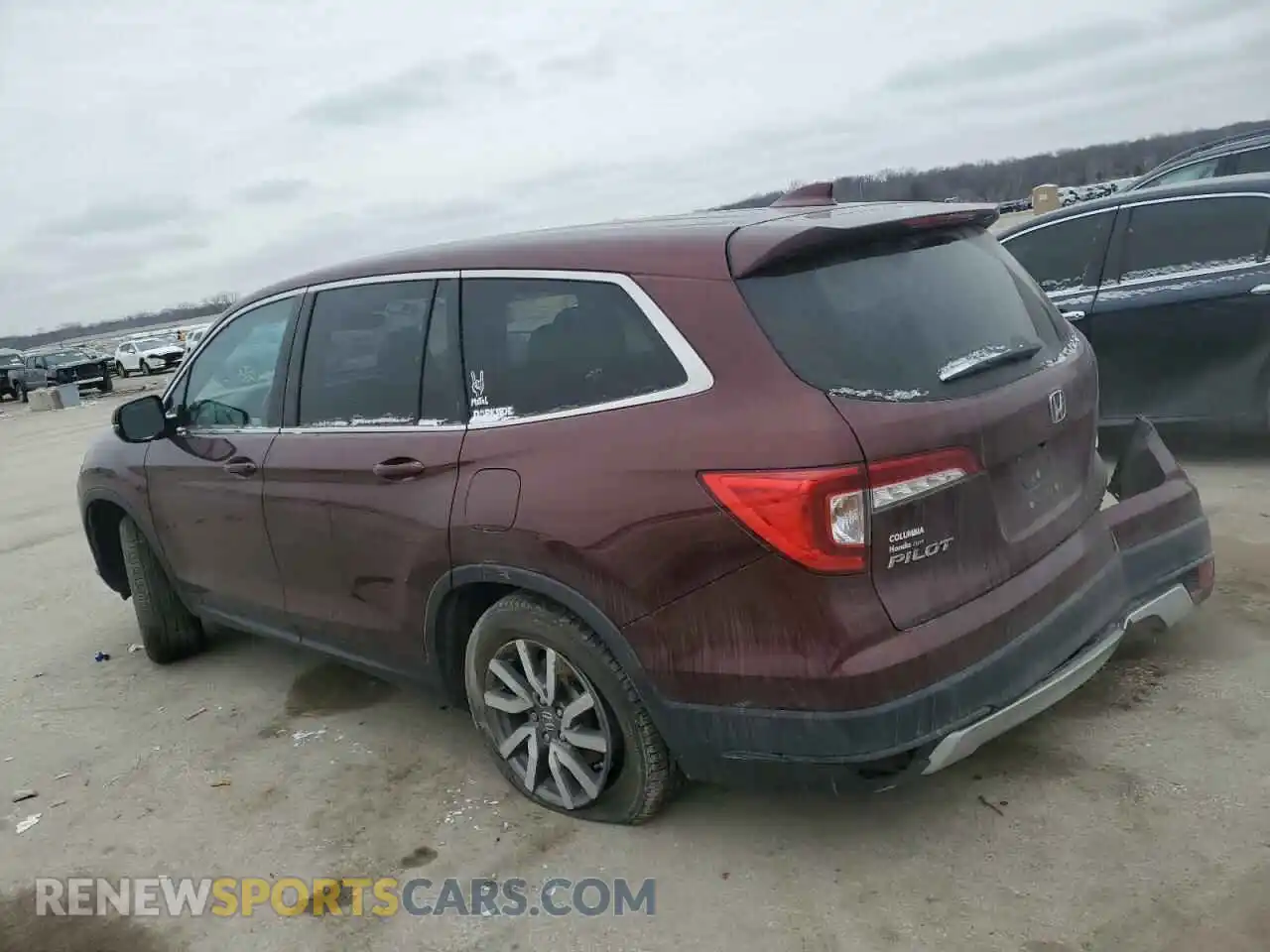2 Photograph of a damaged car 5FNYF6H41KB016501 HONDA PILOT 2019