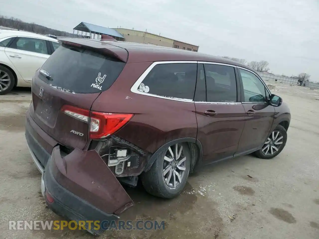 3 Photograph of a damaged car 5FNYF6H41KB016501 HONDA PILOT 2019