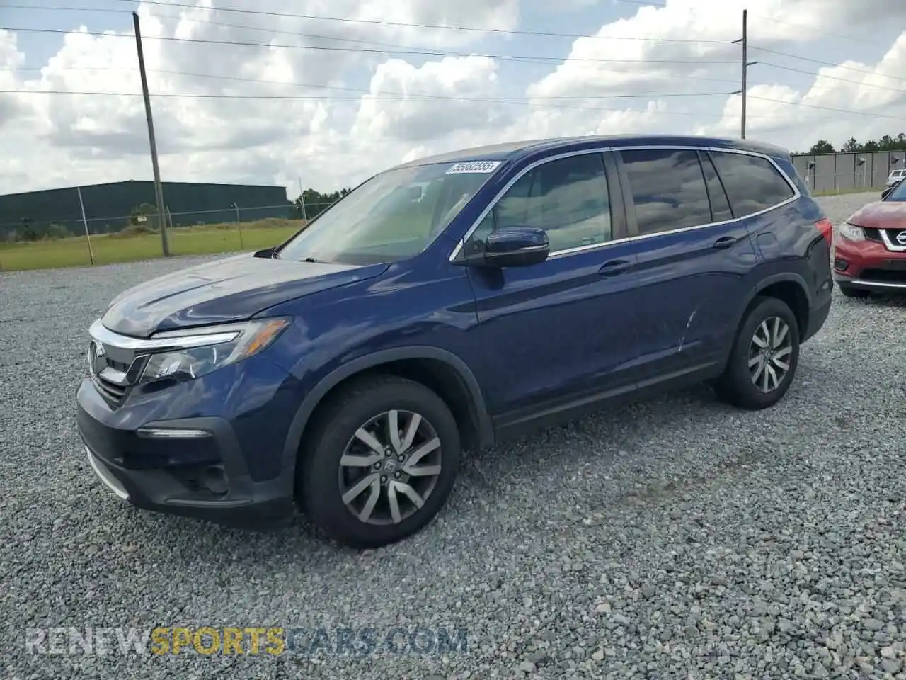 1 Photograph of a damaged car 5FNYF6H47KB017958 HONDA PILOT 2019