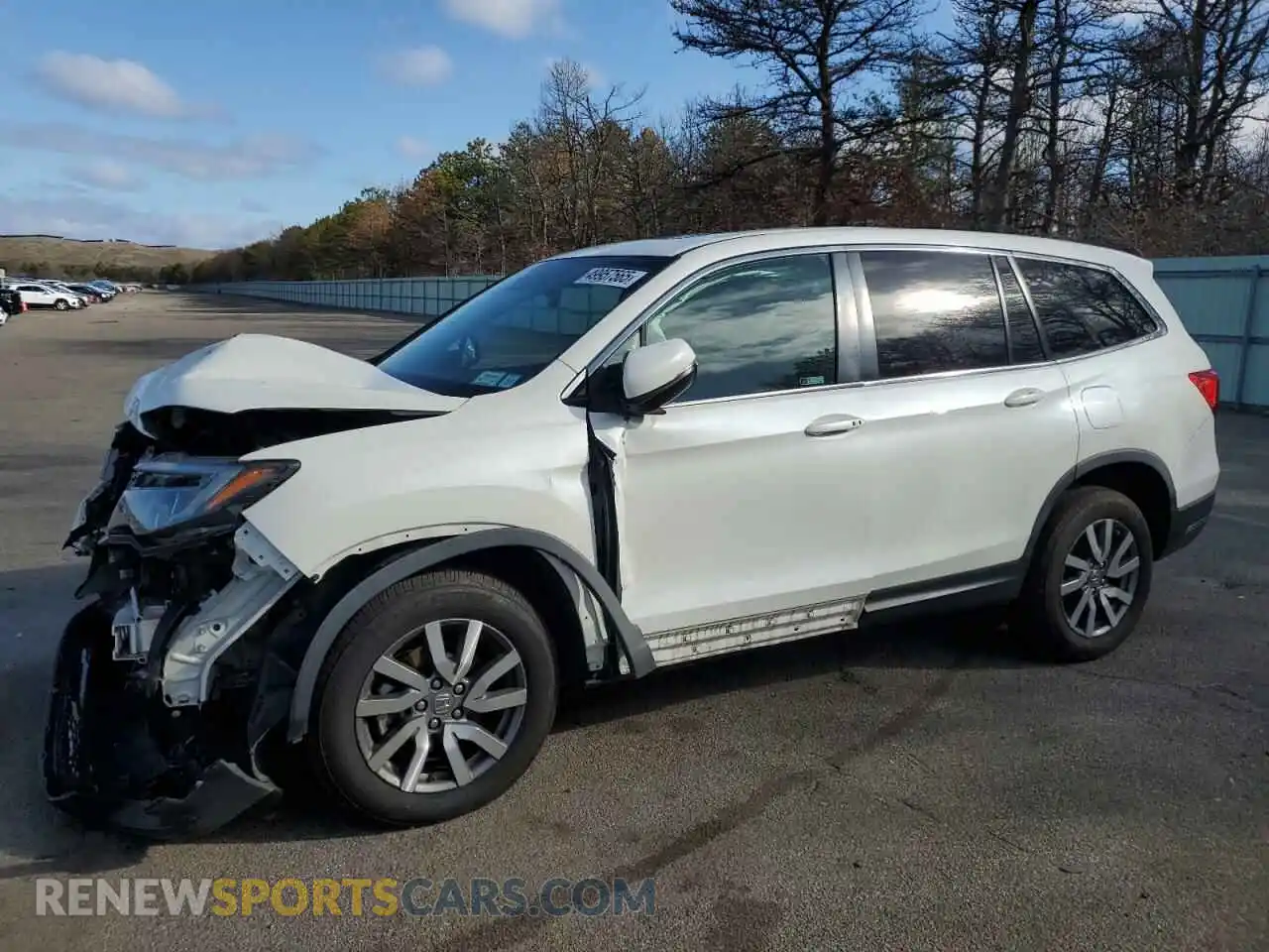 1 Photograph of a damaged car 5FNYF6H50KB076830 HONDA PILOT 2019