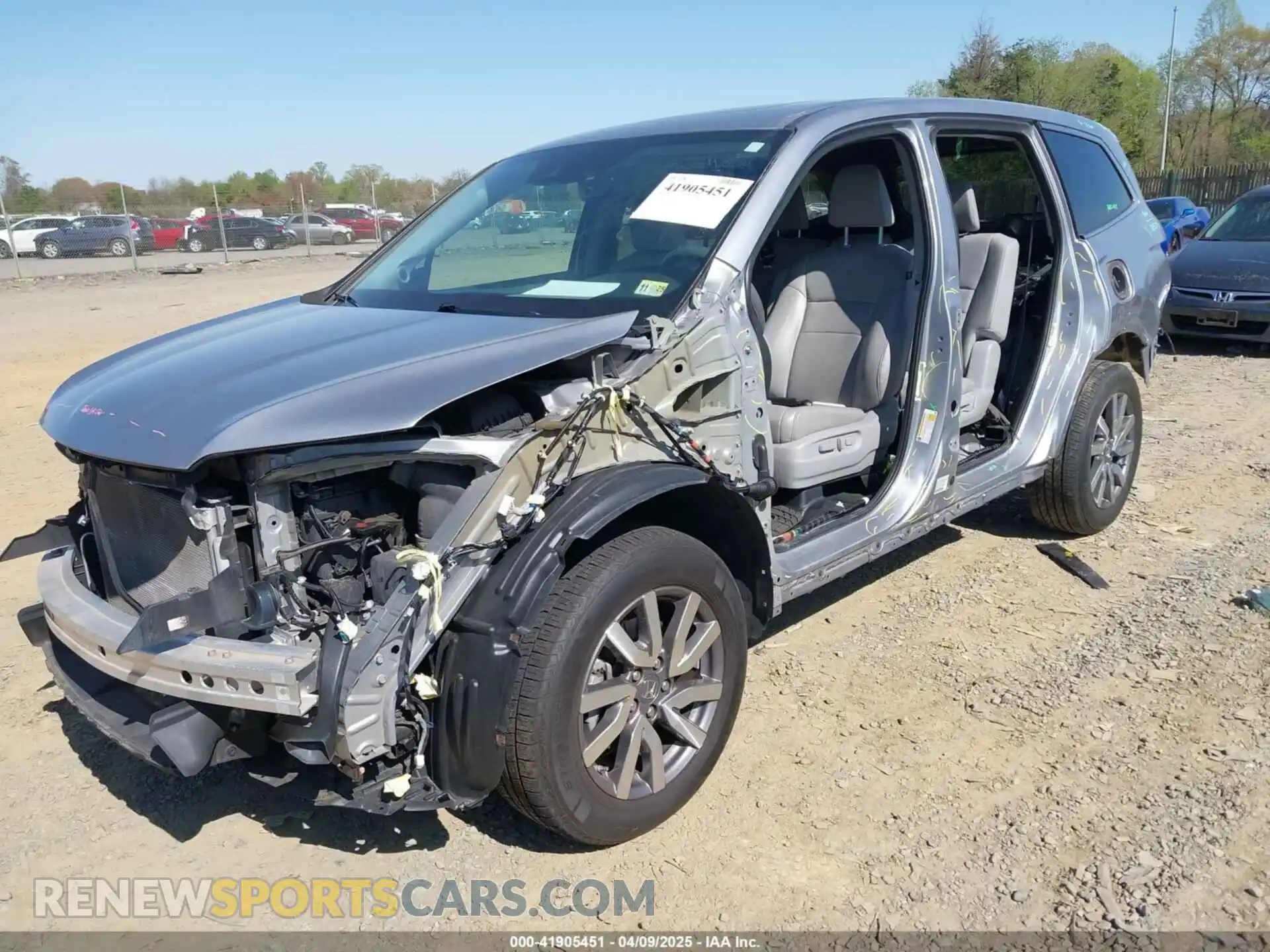 2 Photograph of a damaged car 5FNYF6H51KB093099 HONDA PILOT 2019