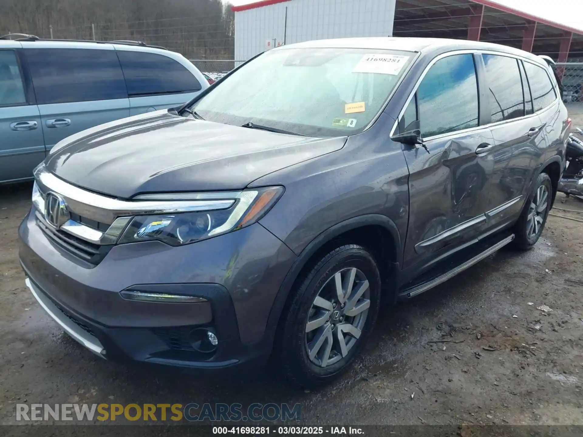 2 Photograph of a damaged car 5FNYF6H52KB013373 HONDA PILOT 2019