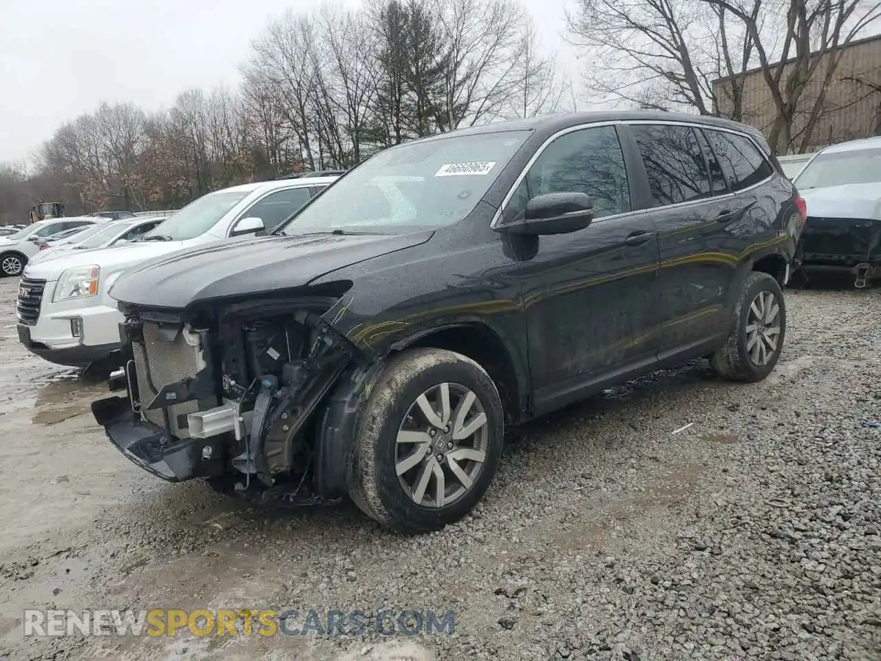 1 Photograph of a damaged car 5FNYF6H53KB092875 HONDA PILOT 2019