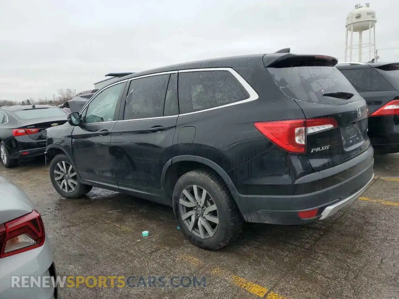 2 Photograph of a damaged car 5FNYF6H53KB098370 HONDA PILOT 2019