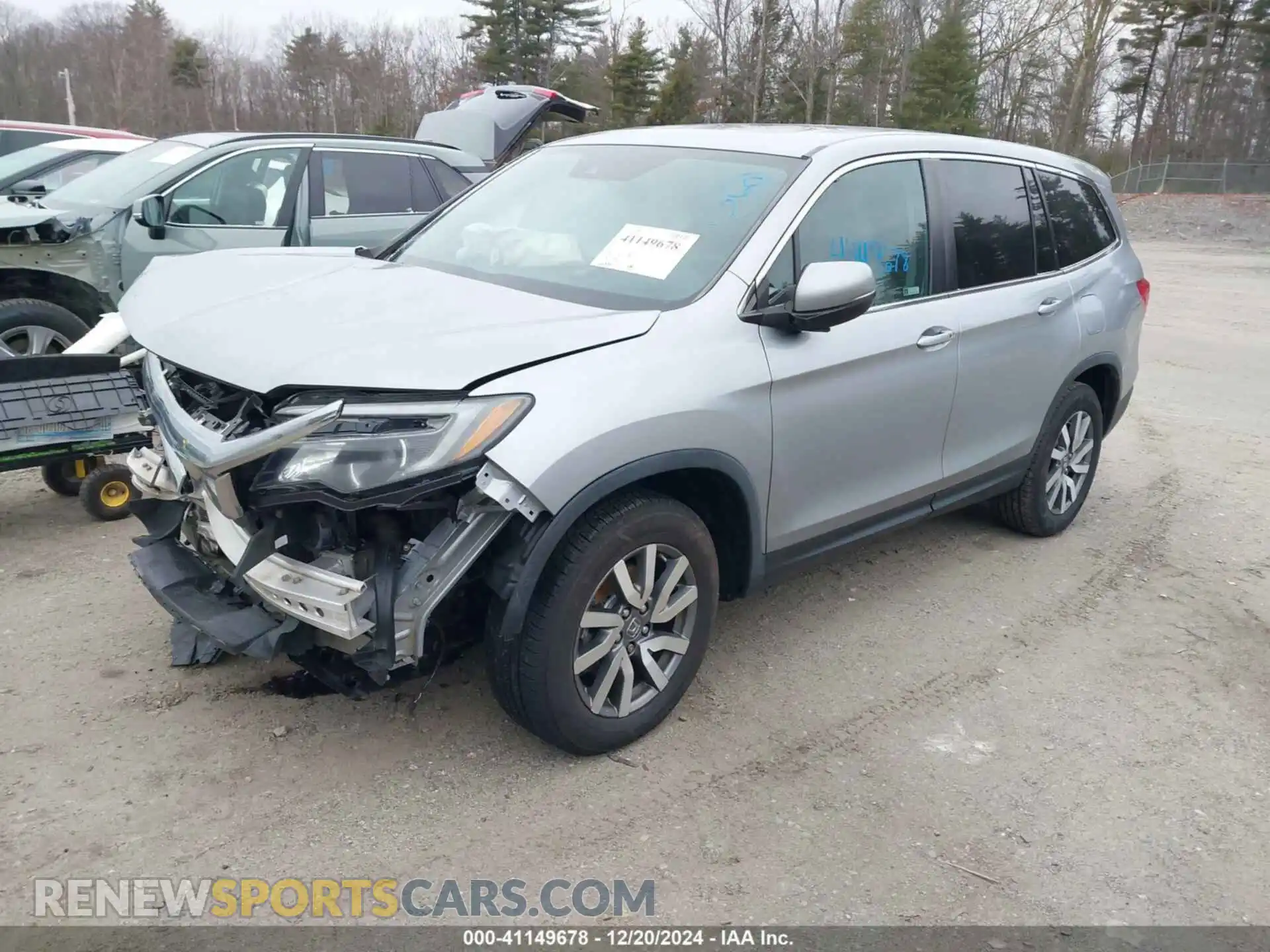 2 Photograph of a damaged car 5FNYF6H53KB099289 HONDA PILOT 2019
