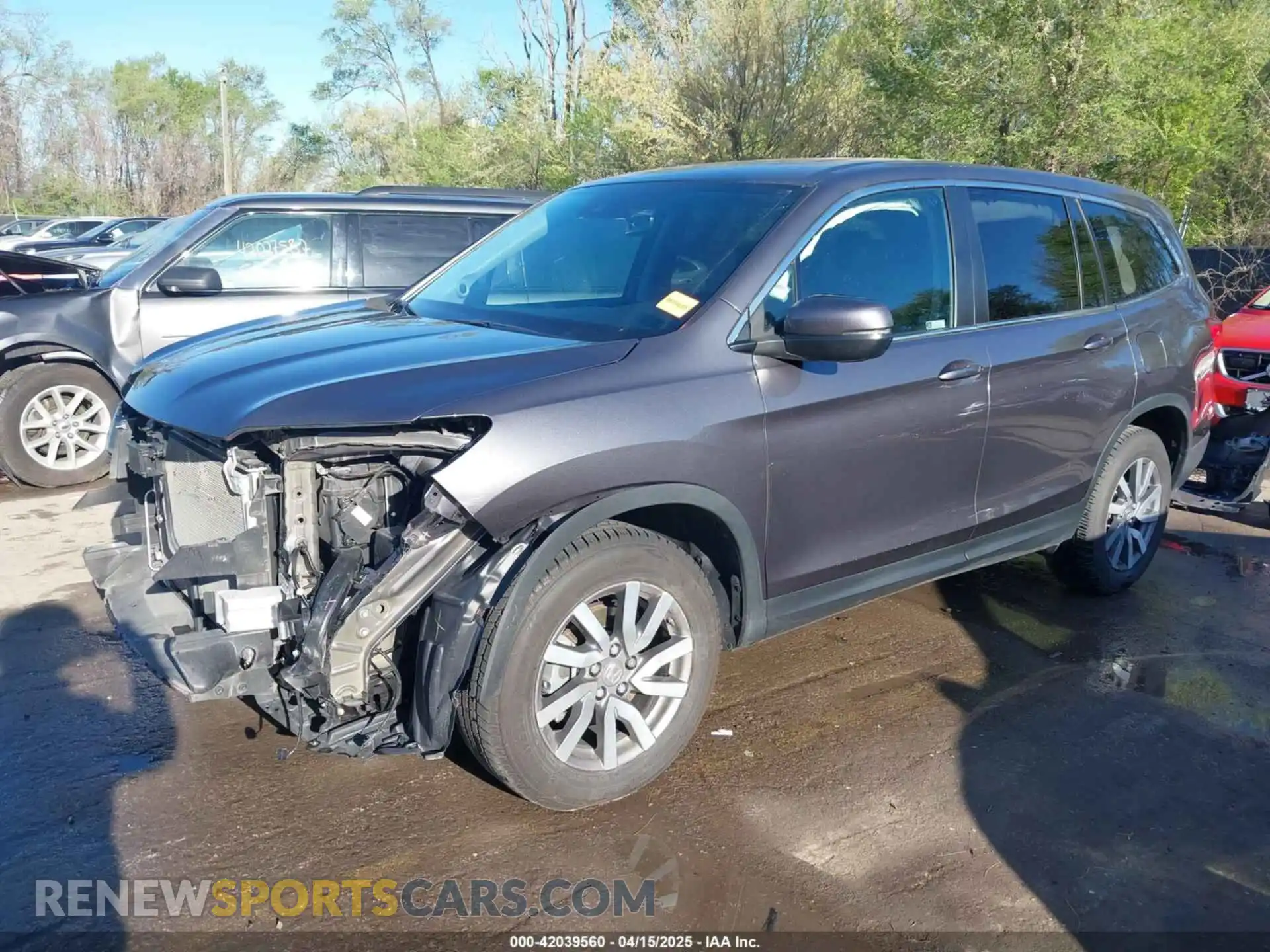 2 Photograph of a damaged car 5FNYF6H54KB038176 HONDA PILOT 2019