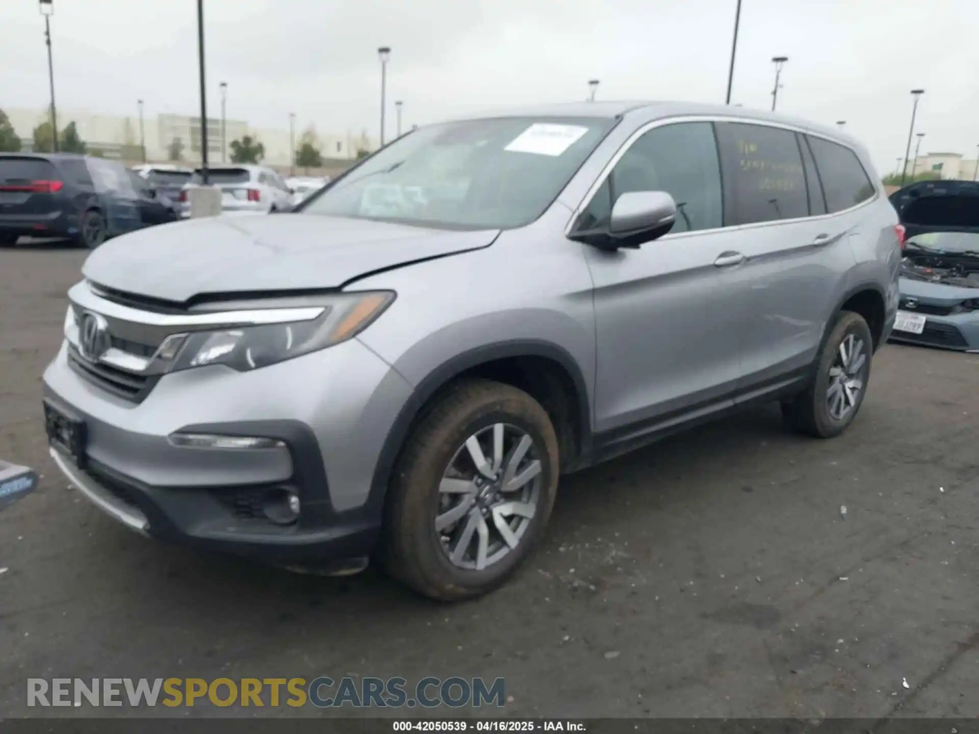 2 Photograph of a damaged car 5FNYF6H54KB055687 HONDA PILOT 2019