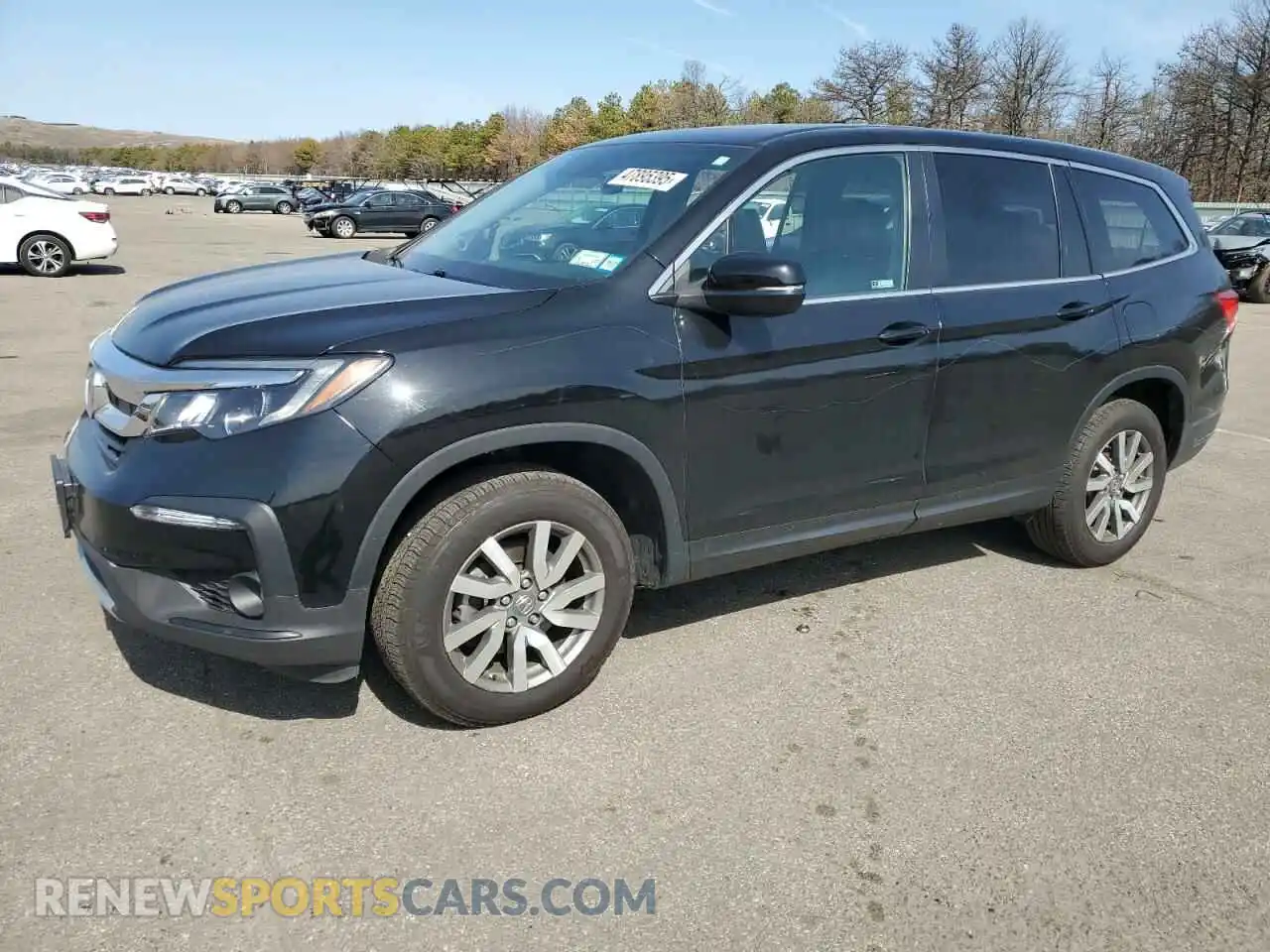 1 Photograph of a damaged car 5FNYF6H54KB100966 HONDA PILOT 2019