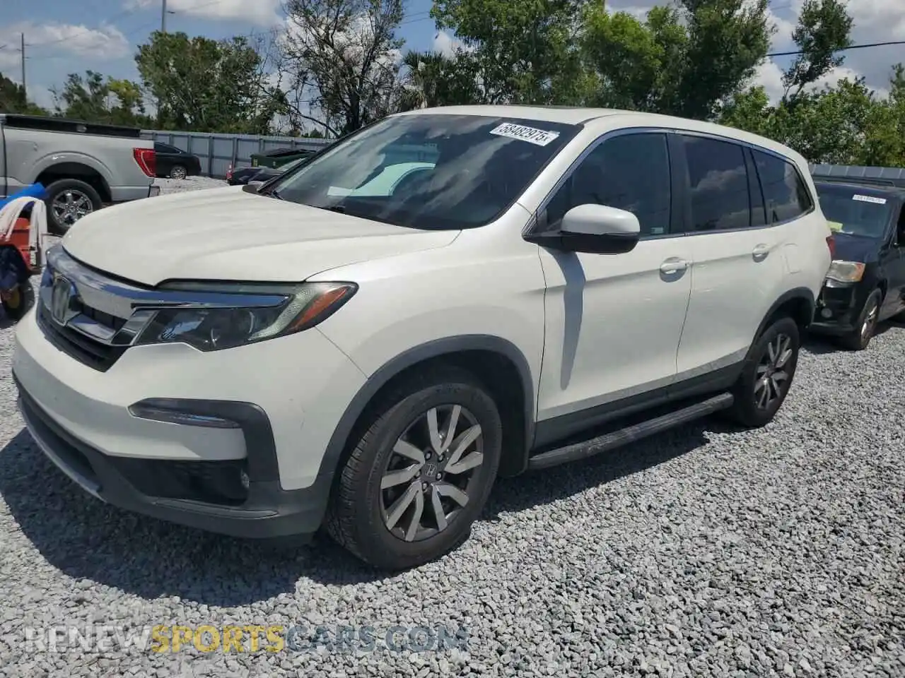 1 Photograph of a damaged car 5FNYF6H56KB068232 HONDA PILOT 2019