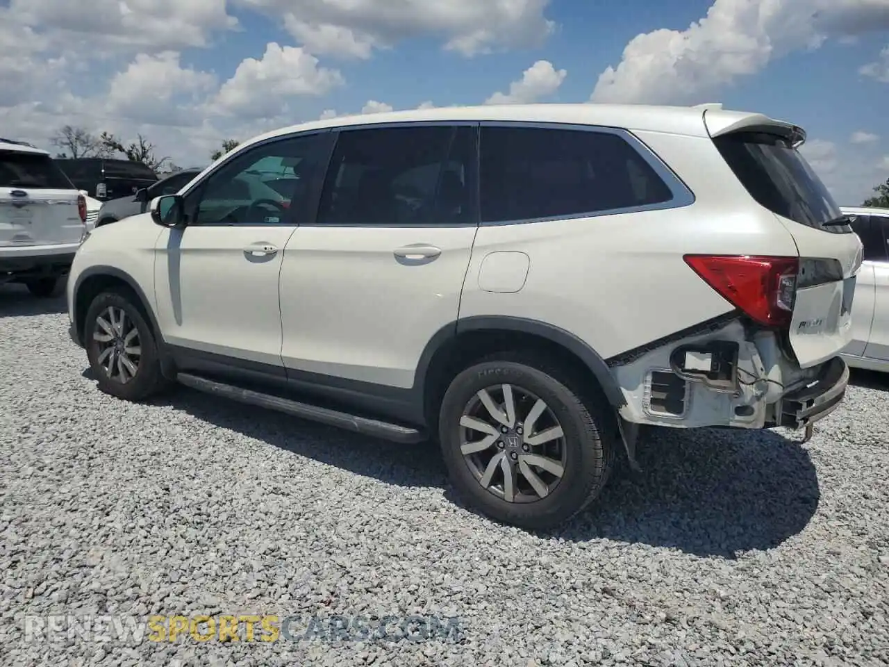 2 Photograph of a damaged car 5FNYF6H56KB068232 HONDA PILOT 2019