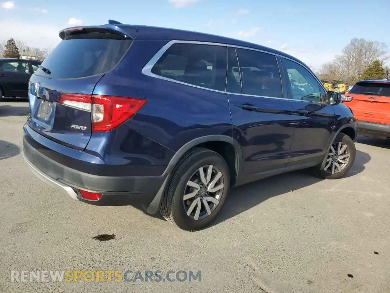 3 Photograph of a damaged car 5FNYF6H59KB012673 HONDA PILOT 2019