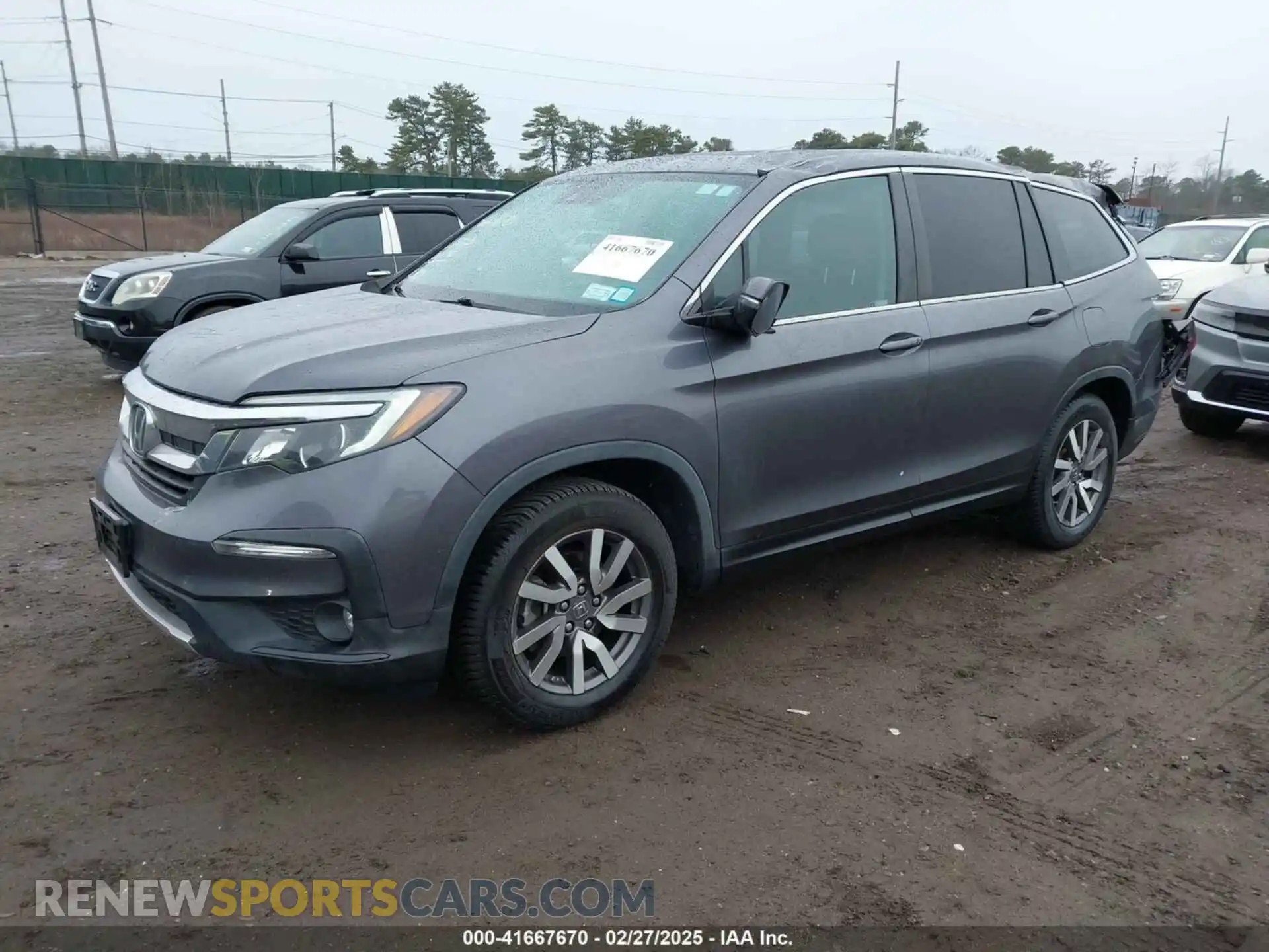 2 Photograph of a damaged car 5FNYF6H59KB059914 HONDA PILOT 2019