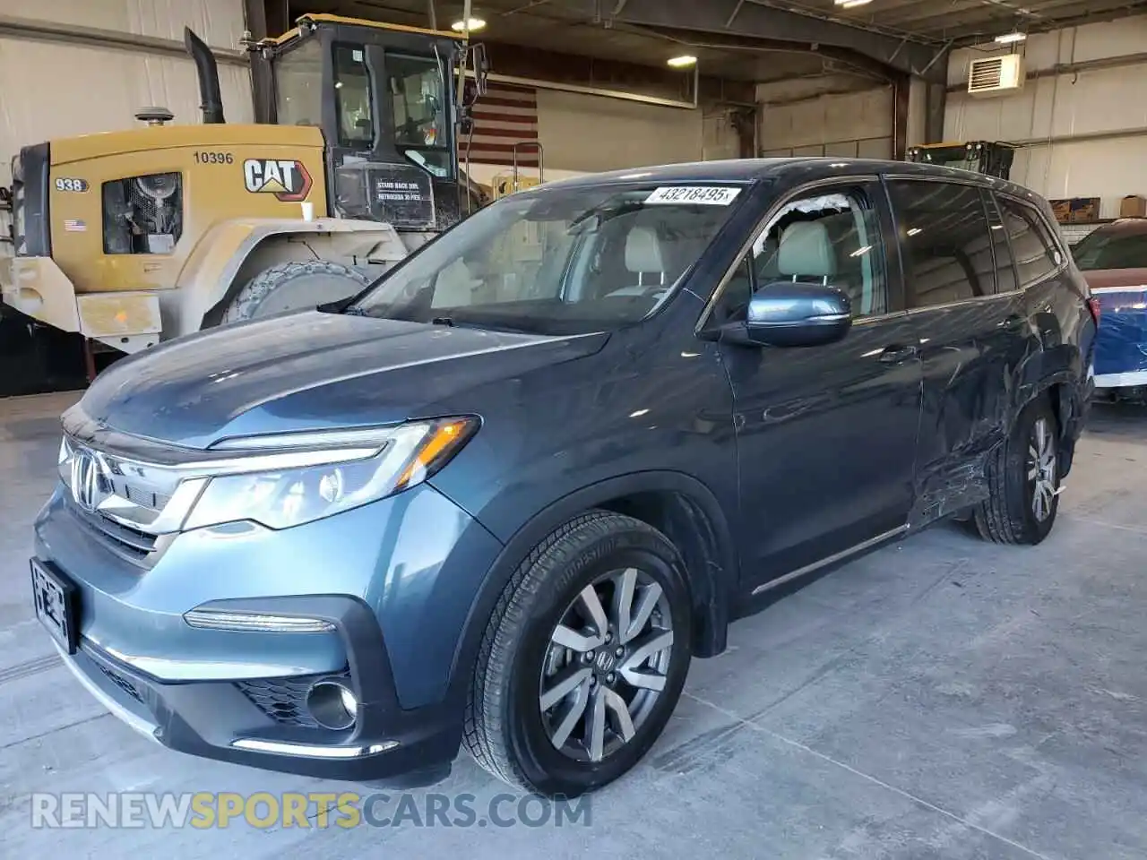 1 Photograph of a damaged car 5FNYF6H59KB068824 HONDA PILOT 2019