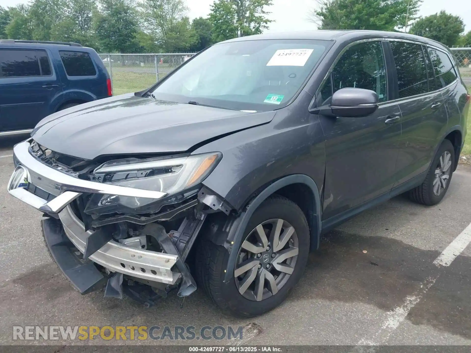 2 Photograph of a damaged car 5FNYF6H5XKB010804 HONDA PILOT 2019